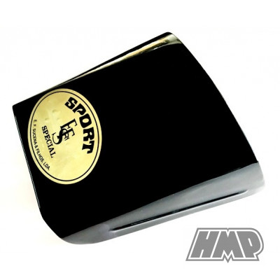 Terminal selim EFS F1 ESPECIAL preto com autocolante